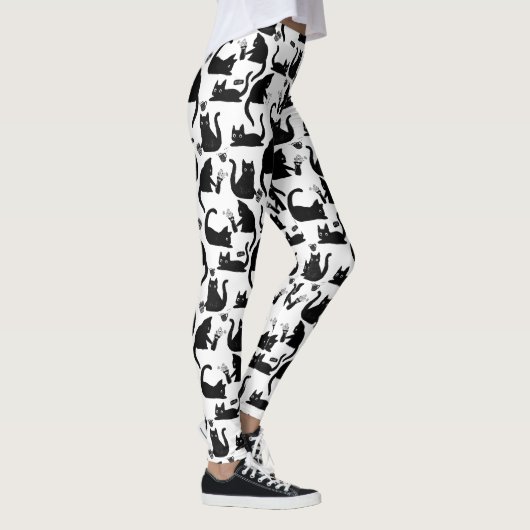 Slechte katten die over het hoofd hangen leggings (Rechts)