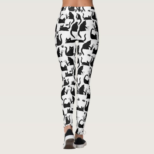 Slechte katten die over het hoofd hangen leggings (Achterkant)