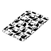 Slechte katten die over het hoofd hangen magneet (Linkerzijde)