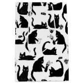 Slechte katten die over het hoofd hangen medium cadeauzakje (Voorkant)