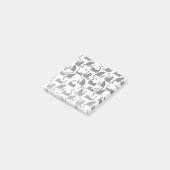 Slechte katten die over het hoofd hangen post-it® notes (Schuin)