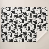 Slechte katten die over het hoofd hangen sherpa deken (Voorkant (horizontaal))