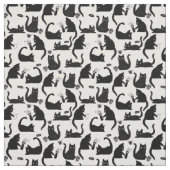 Slechte katten die over het hoofd hangen stof (Swatch)