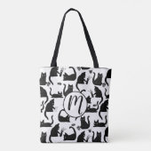 Slechte katten die over het hoofd hangen tote bag (Achterkant)
