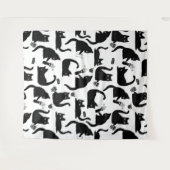 Slechte katten die over het hoofd hangen wandkleed (Voorkant (horizontaal))