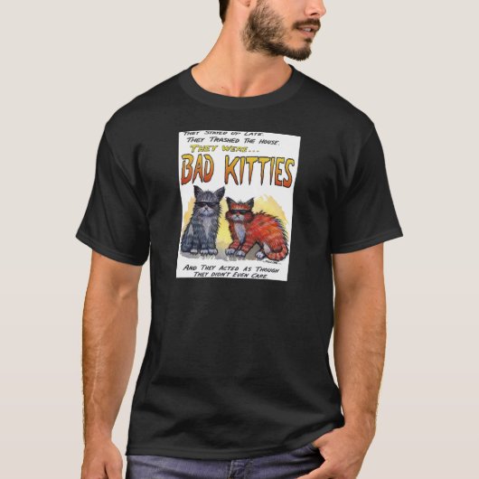 Slechte Katten T-shirt (Voorkant)