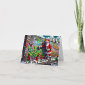 Slechte Kerst Graffiti Kaart (Voorkant)