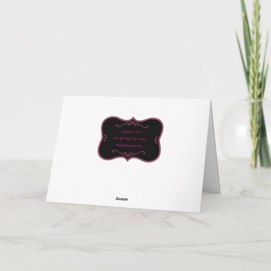 Slechte kerstkaart in de buurt kaart (Achterkant)