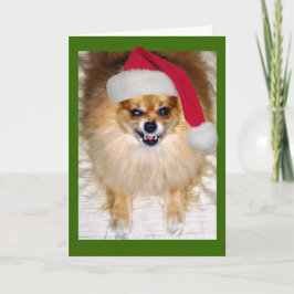 Slechte kerstman-Kaart Feestdagen Kaart