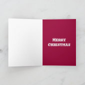 Slechte kerstman-Kaart Feestdagen Kaart (Binnen)