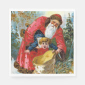 Slechte kerstman servet (Voorkant)