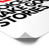 Slechte keuzes maken goede verhalen Klassiek Poster (Hoek)