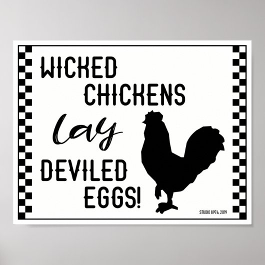 SLECHTE KIPPEN... POSTER (Voorkant)