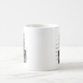 Slechte Kitty Cat Politie arrestatie Foto Funny Koffiemok (Center)