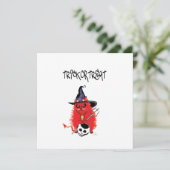 Slechte Kitty Duivel Kat Snoep of Leed Kaart (Staand voorkant)