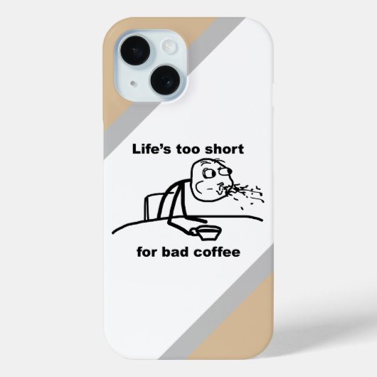 Slechte koffie Case-Mate iPhone case (Achterkant)