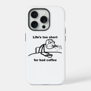 Slechte koffie iPhone 15 pro case