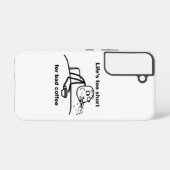 Slechte koffie samsung galaxy hoesje (Achterkant horizontaal)