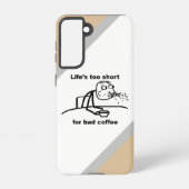 Slechte koffie samsung galaxy hoesje (Achterkant)
