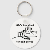 Slechte koffie sleutelhanger (Achterkant)