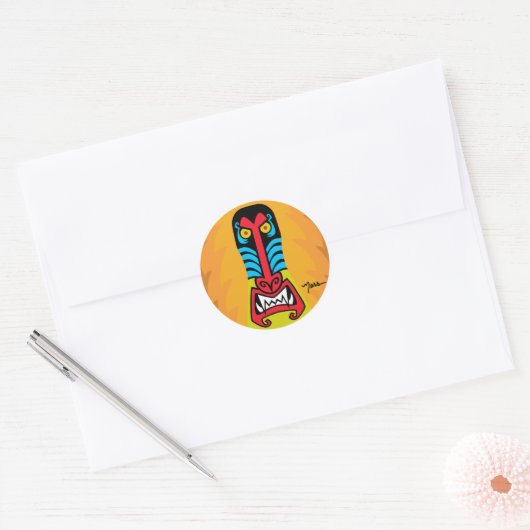 SLECHTE KONT BAVIAAN STICKER (Envelop)