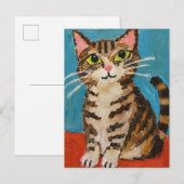 Slechte Kunst #6: Kitty Kat Briefkaart (Voorkant / Achterkant)