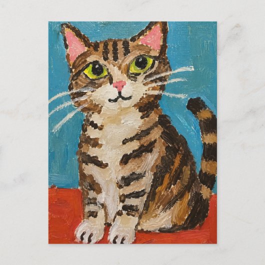 Slechte Kunst #6: Kitty Kat Briefkaart (Voorkant)
