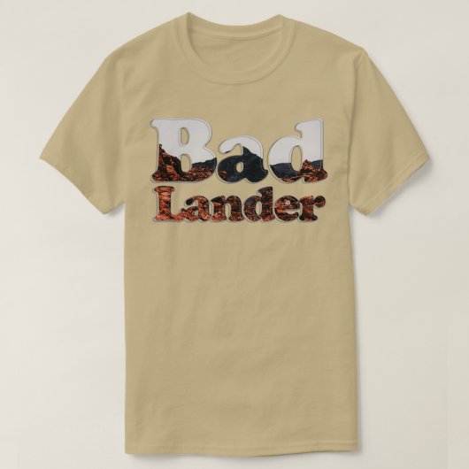 Slechte Lander T-shirt (Design voorkant)