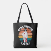 Slechte landing expert gebroken been bot blessure tote bag (Achterkant)