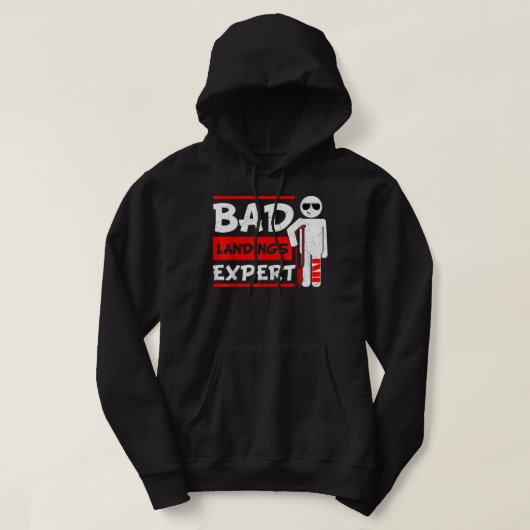 Slechte landingen Deskundige gebroken been Botten  Hoodie (Design voorkant)