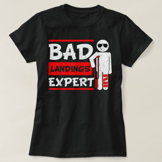 Slechte landingen Deskundige gebroken been Botten  T-shirt (Design voorkant)