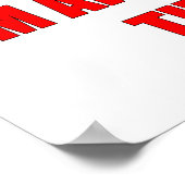 Slechte lijst voor de kerstman poster (Hoek)