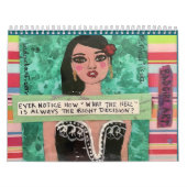 Slechte meisjeskalender kalender (Hoes)