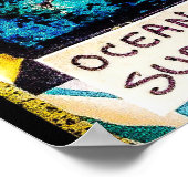 Slechte meisjeskunstdrukken op archiefpapier poster (Hoek)