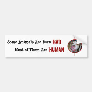 Slechte mensen bumpersticker