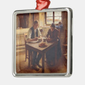 Slechte mensen metalen ornament (Links)