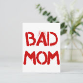 Slechte moeder briefkaart (Staand voorkant)