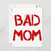 Slechte moeder briefkaart (Voorkant / Achterkant)