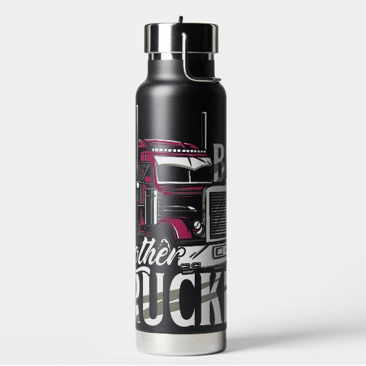SLECHTE Moeder TRUCKER Waterfles (Links)