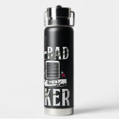 SLECHTE Moeder TRUCKER Waterfles (Achterkant)
