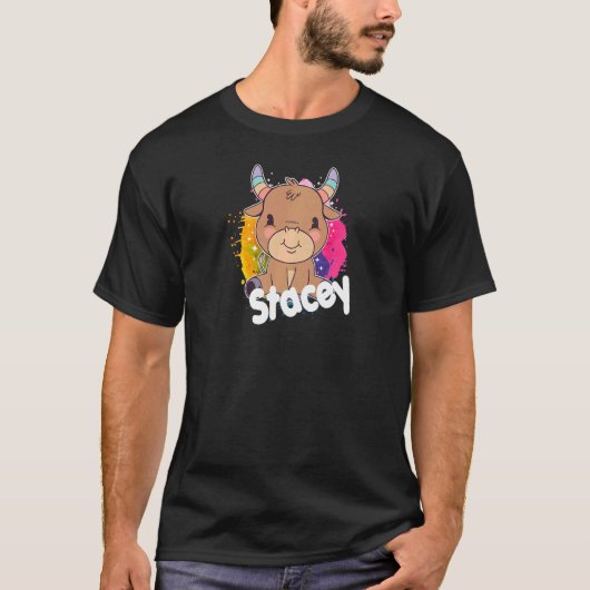 SLECHTE mooie meisjesnaam met schattig klein Co T-shirt (Voorkant)