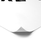 Slechte natriumpuns zijn in zout gedrenkt, grappig poster (Hoek)