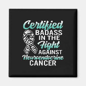 Slechte neuro-endocriene kankerbewustzijn Net Zebr Magneet (Voorkant)