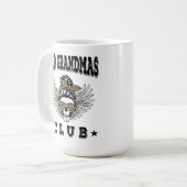 Slechte oma club grappige gigi koffiemok (Voorkant links)