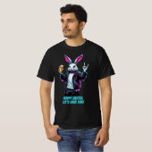 Slechte paashaas! Hoppy Easter, laten we ons verma T-shirt (Voorkant volledig)
