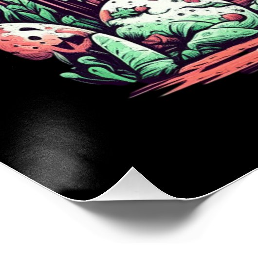 Slechte paashaas horror perfect poster (Hoek)