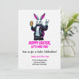 Slechte paashaas! Prettig Pasen, veel plezier! Kaart