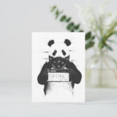 Slechte panda briefkaart (Staand voorkant)