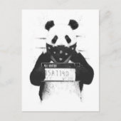 Slechte panda briefkaart (Voorkant)