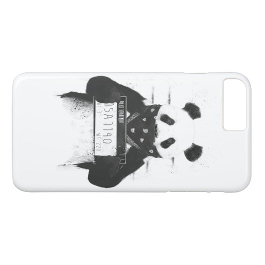 Slechte panda Case-Mate iPhone case (Achterkant (Horizontaal))